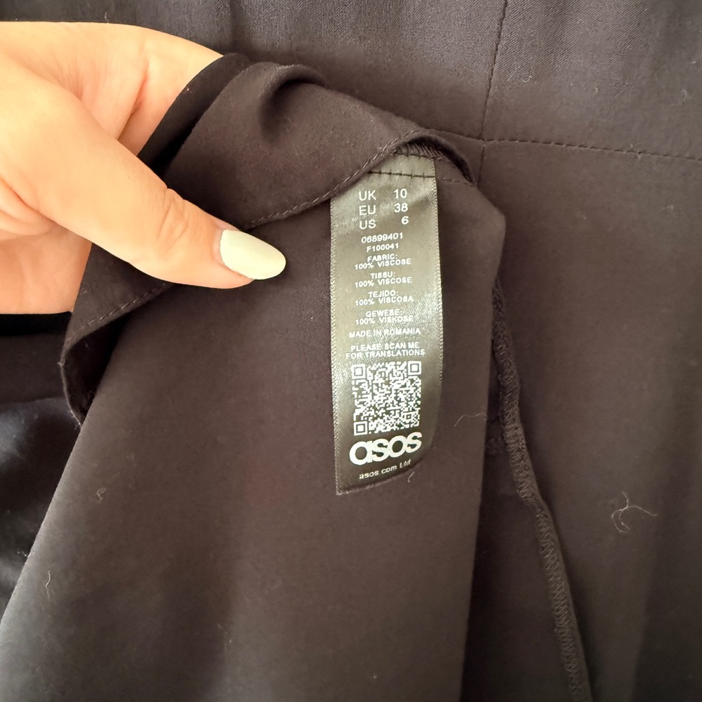 ASOS Black Collared Dress - Picture 7 of 7